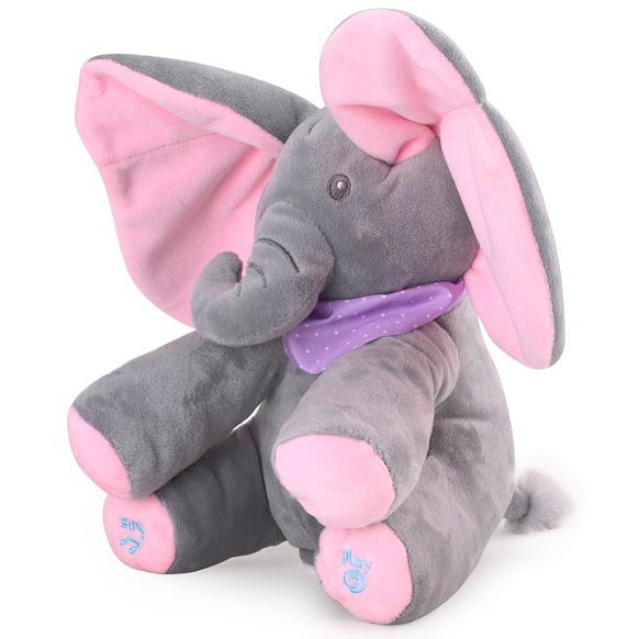 Umiljati plišani slon koji će osvojiti srca dece. Njegova muzika i pokreti ušiju stvaraju osećaj ugodnosti i sigurnosti