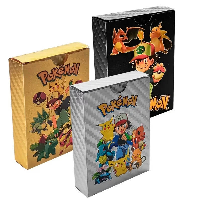 tri razlicite kutije za pokemon kolekcionarske karte