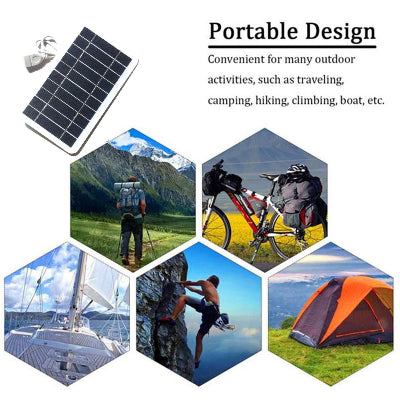 Prenosni solarni panel punjac za telefon i tablet visoka efikasnost prenosni dizajn kampovanje planinarenje izleti boravak u prirodi