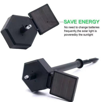 Lampa sa solarnim panelom u obliku sove koja se puni tokom dana i automatski sija nocu stedeci energiju.