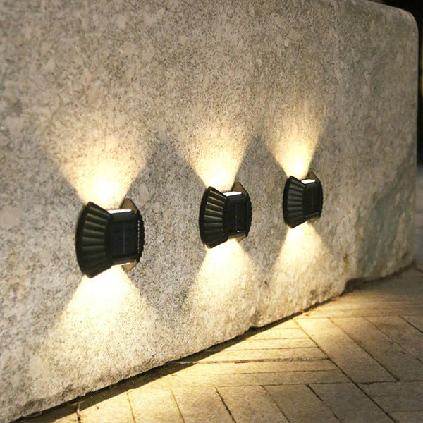 Solarne LED skoljke- zidne lampe za dvorište 4 komada Azijashop