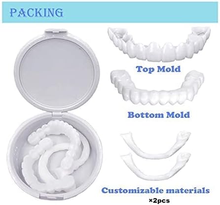 Pakovanje Snap On Smile sadrzi gornji i donji model, kutiju za cuvanje i materijal za prilagodjavanje. Sve za vas savrsen osmeh.