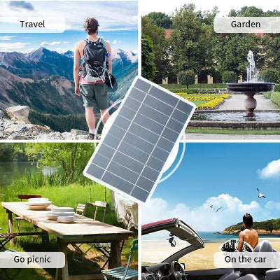 Solarni panel prenosni punjac putovanje planinarenje basta piknik automobil izleti kampovanje odmor priroda