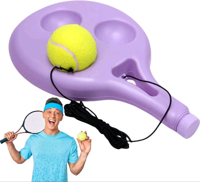 Teniski trener za vezbanje, idealna sprava za ucenje tenisa i samostalno usavrsavanje tehnike. Loptica sa elasticnim kanapom.