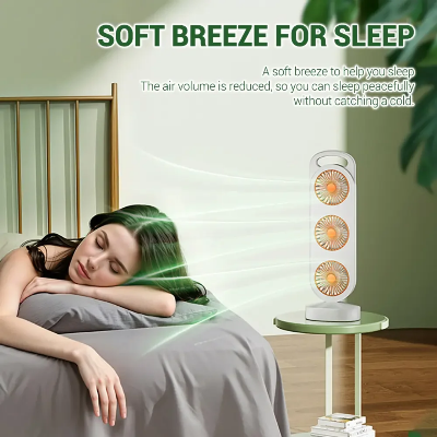 Tihi ventilator za spavanje, izuzetno tih rad, odmorite se uz blago duvanje ventilatora tokom noci.