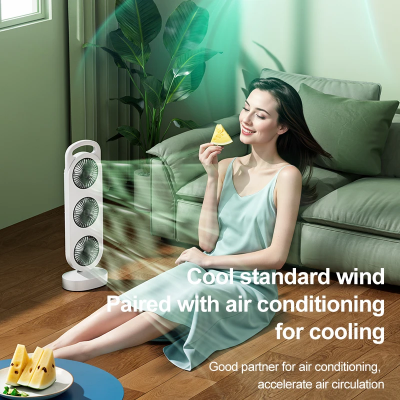 Ventilator kao dodatna podrska klimi za brzo i efikasno rashladjivanje. Idealno za opustanje i svez vazduh tokom letnjih vrucina.