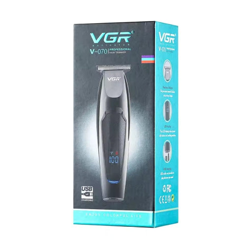 Kutija VGR V-070 Navigator profesionalne masinice za sisanje. Bezicni trimer za kosu sa USB punjenjem i LCD ekranom. Kvalitetno sisanje kod kuce.