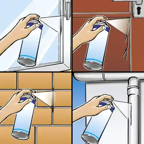 Zaptivna fleksibilna gumena prskalica za dom i gradjevinu. Vodootporni sprej za popravku pukotina, rupa i curenja na raznim povrsinama.