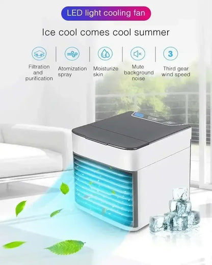 Osvezavajuci Mini Klima Uredjaj sa LED Svetlom
