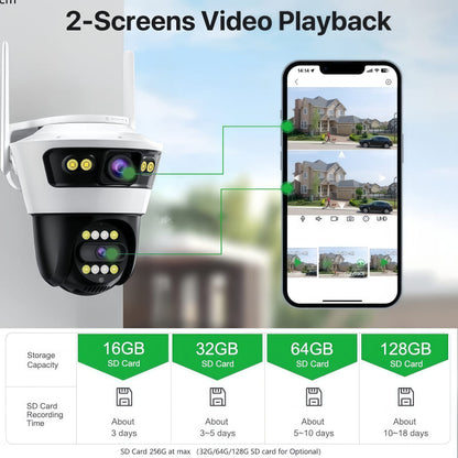 Bezicna PTZ Kamera 4K sa Auto Pracenjem i Dva SoC Senzora