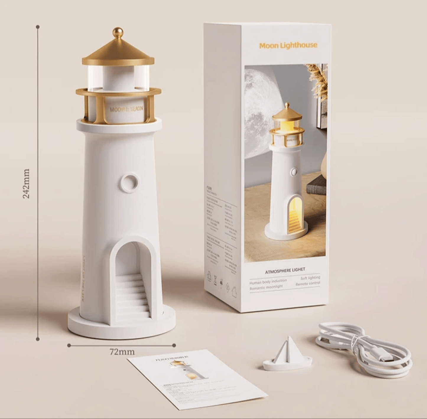 Svetionik Lampa Nocno Svetlo Sa Kontrolom Pokreta