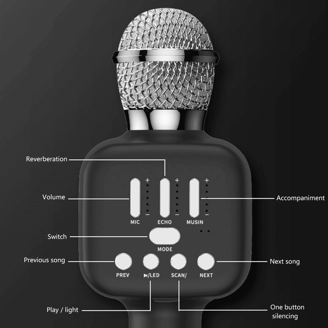 Karaoke Mikrofon sa Svetlom