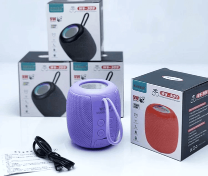 Bluetooth Zvučnik WS-309 – Bežični 5W Prenosni Zvučnik sa LED Svetlom