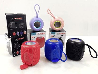Bluetooth Zvučnik WS-309 – Bežični 5W Prenosni Zvučnik sa LED Svetlom