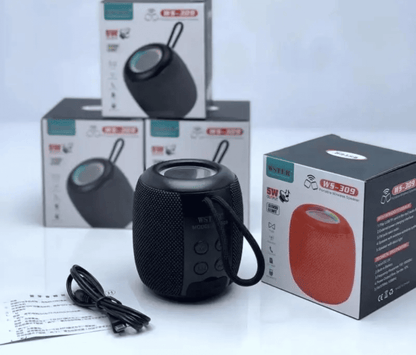 Bluetooth Zvučnik WS-309 – Bežični 5W Prenosni Zvučnik sa LED Svetlom