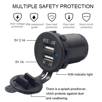 Dupli USB Punjac za Automobile i Plovila