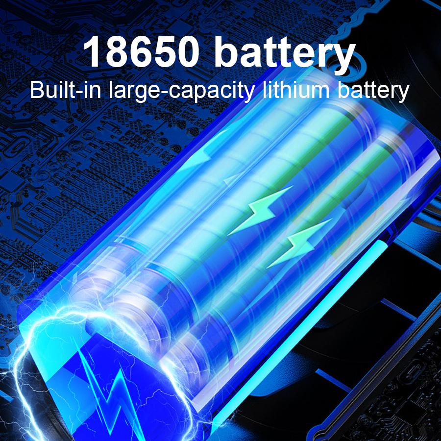 Punjiva LED lampa sa ugradjenom 18650 litijumskom baterijom