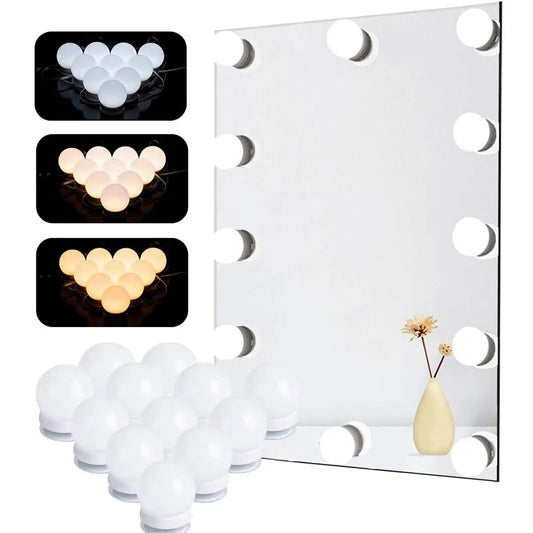 Lampice za ogledalo 10 lampica za sminku - Azijashop