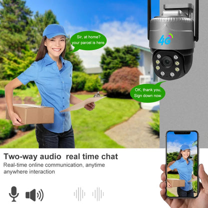 4G kamera sa dvosmernim audio sistemom za razgovor u realnom vremenu