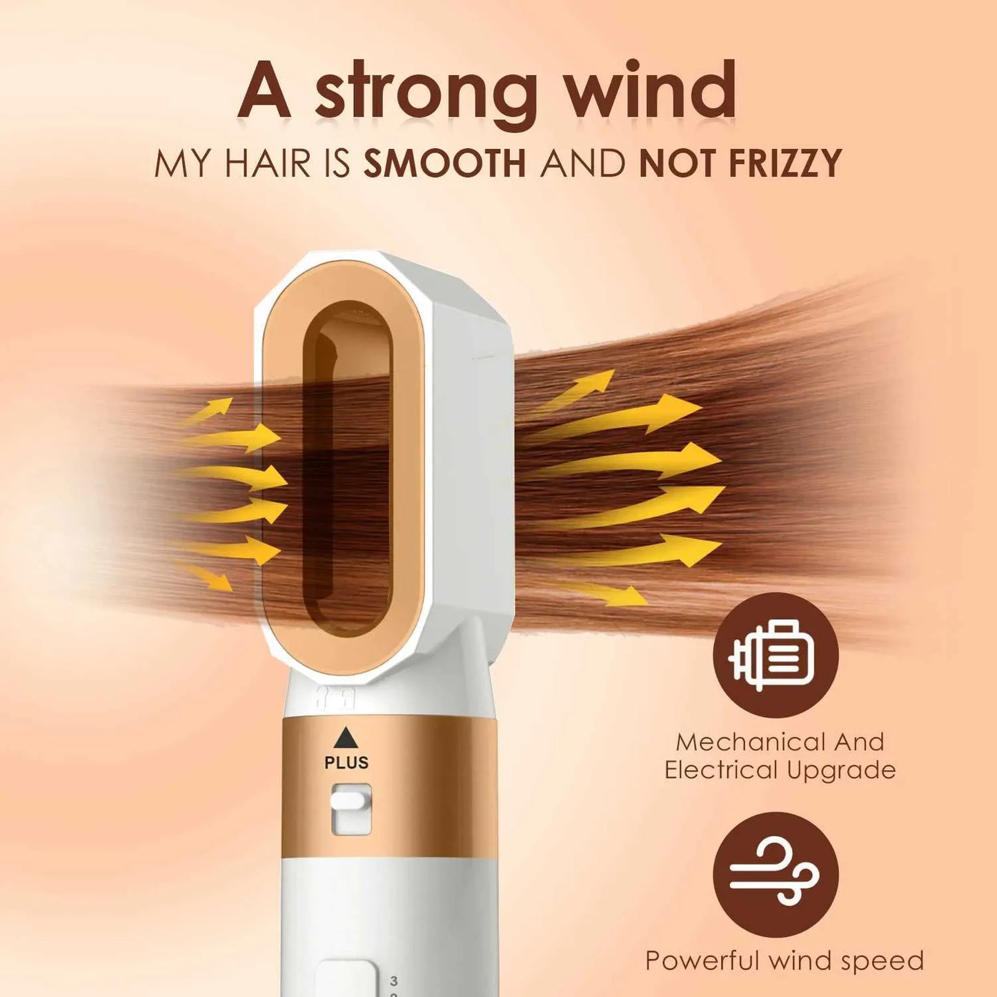 5u1 air styler za kosu snažan protok vazduha za glatku kosu bez kovrdžanja