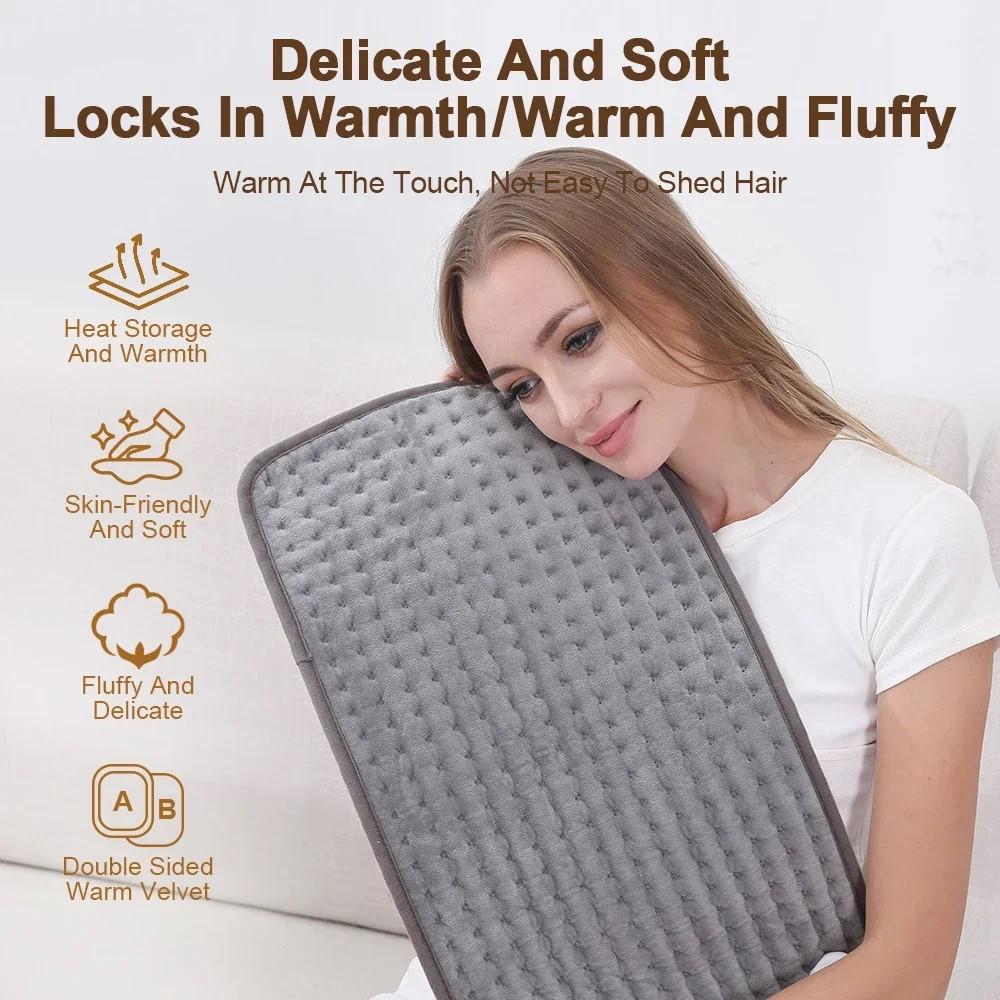 Električna grejna podloga za leđa i telo – sa kontrolom temperature