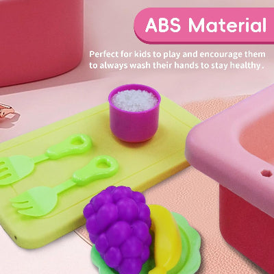 Prikaz ABS materijala, bezbednog za decu, lakog za odrzavanje i ciscenje.