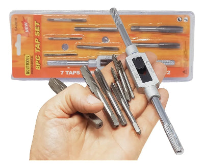 Komplet alat za navoje ureznice i nareznice za servis i radionicu obrada metala rucni alat