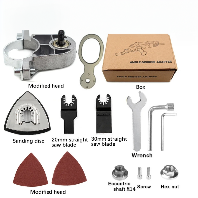 Profesionalni set adaptera za pretvaranje brusilice u oscilujuci alat pribor za brusenje i secenje metala drveta plastike