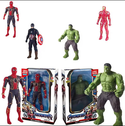 Akcione figure Osvetnici Marvel Spajdermen Hulk Kapetan Amerika Ajn Men Set igracaka za decake i kolekcionare