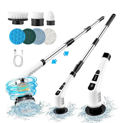 Bezicna elektricna cetka za ciscenje kupatila podova plocica nastavci za ciscenje duga rucka baterija