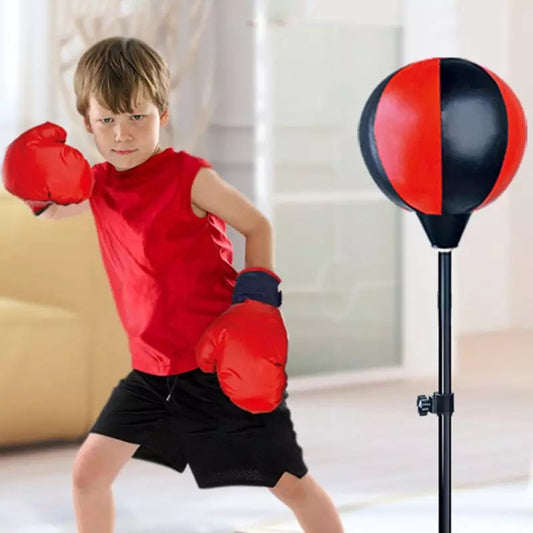 Bokserski set za decu trening sa postoljem - Azijashop