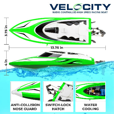 Brod gliser funkcije vodootporan sa hladenjem motora i zastitom protiv sudara Dimenzije igracke
