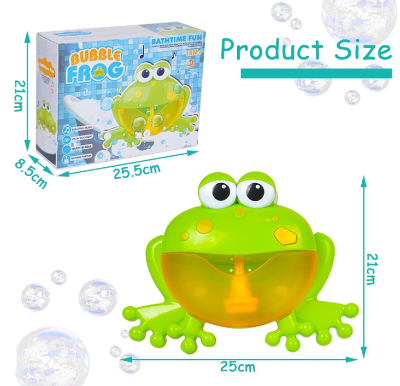 Igracka zaba za kupanje Bubble Frog muzicka zaba za pravljenje mehurića i sapunice za decu poklon