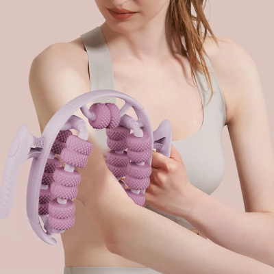 Rucni masazer za celulit, valjak za masazu tela, zatezanje koze, poboljsanje cirkulacije, fitness oprema.