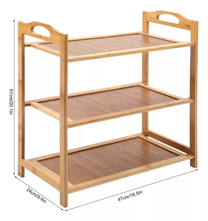 Cipelarnik Bamboo sa 3 police - Azijashop