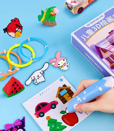 Crtanje 3D olovkom. Koristite sablone ili mastu za izradu nakita, figurica i drugih rukotvorina. Zabavna aktivnost za celu porodicu.