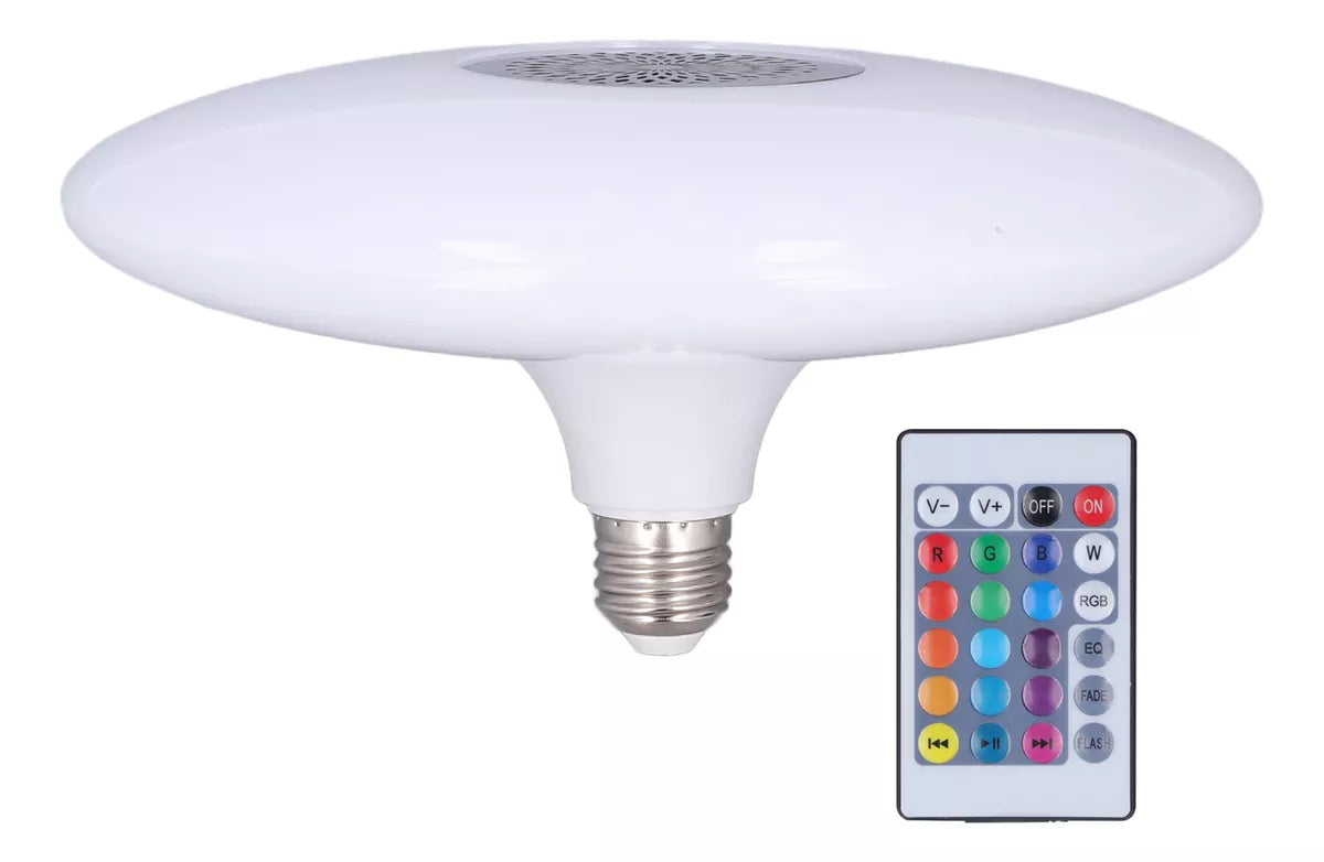 Muzička sijalica RGB plafonska sa daljinskim - Azijashop