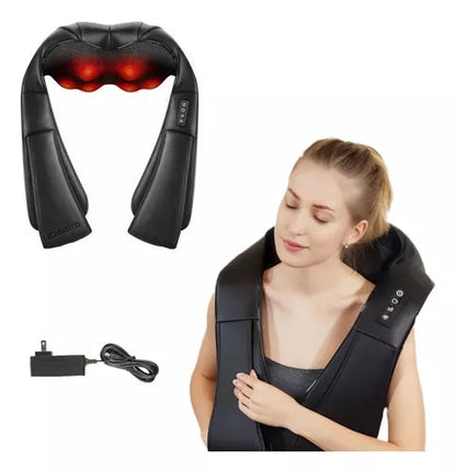 Masažer za vrat i ramena sa grejanjem - Dubinska masaža za opuštanje i olakšanje Azijashop