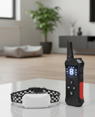 Daljinski upravljac za elektricnu ogrlicu pasa sa funkcijama vibracija zvuk i staticki sok obuka ljubimaca