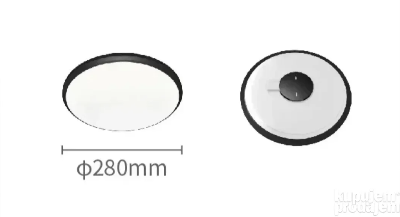 Dostupne dimenzije LED plafonjera Jortan precnik 280mm 28cm  razlicita snaga svetla