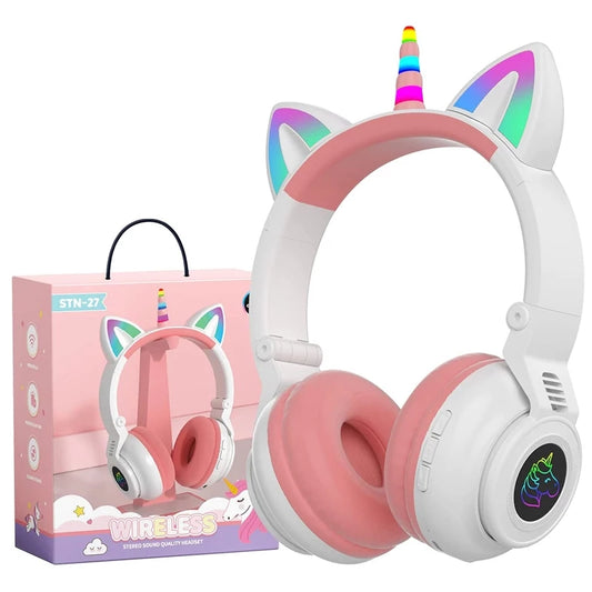 Slusalice za decu jednorog i usi - Azijashop