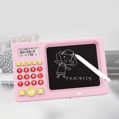Ruzicasti 2 u 1 edukativni tablet sa LCD ekranom za crtanje i racunanje. Idealan za ucenje i igru.