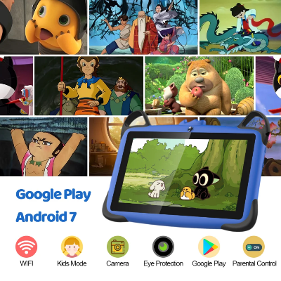 Deciji tablet crtani filmovi na Android 7 sistemu Google Play kamera kids mode roditeljska kontrola zastita ociju
