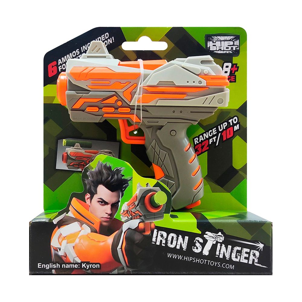 Deciji pistolj igracka sa mekanim strelicama_Iron Stringer - Azijashop
