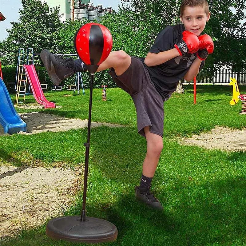 Bokserski set za decu trening sa postoljem - Azijashop