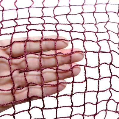 Kvalitet materijala mreze za badminton, izdržljiva crvena mreža sa malim okcima, mreža za rekreativni i profesionalni sport, laka montaza.