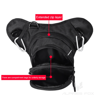 Detalji kopce i pojasa torbe za nogu kvalitetna izrada voznja motorom