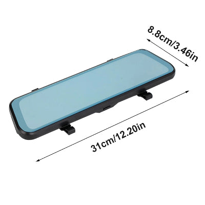 Dimenzije retrovizora kamere 31 cm 12 inca Veliki 10 inca ekran za snimanje voznje