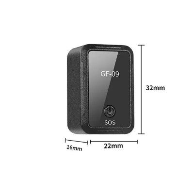 Dimenzije GF-09 GPS trackera 32mm x 22mm x 16mm-mali i kompaktan uredjaj za diskretno pracenje-ugradjeno SOS dugme