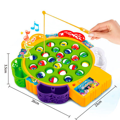 Muzicka igra pecanje sa prikazom dimenzija 25cm idealna takmicarska i interaktivna igracka za decu
